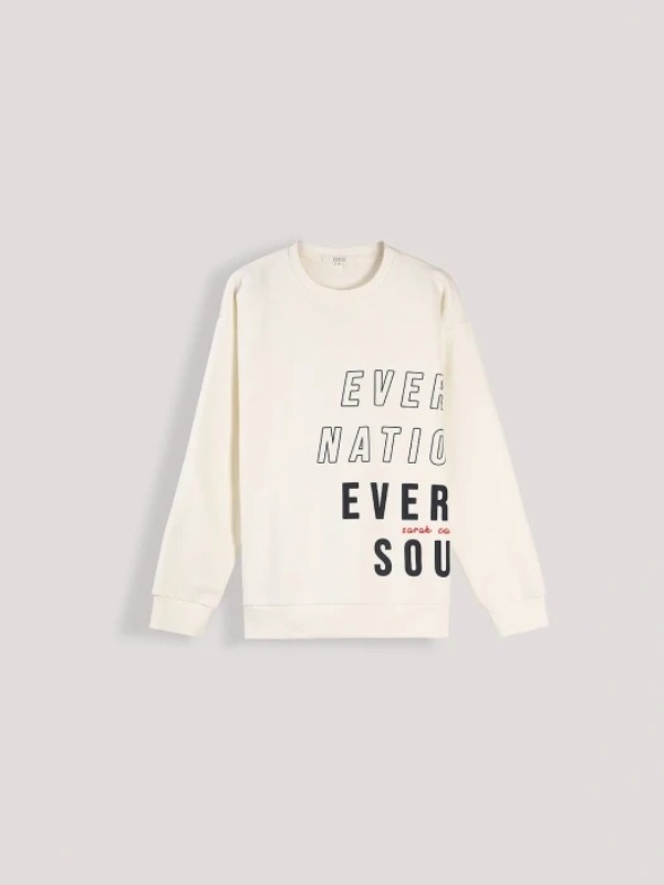 بلوز آستین بلند چاپ‌دار مردانه مدل 4604